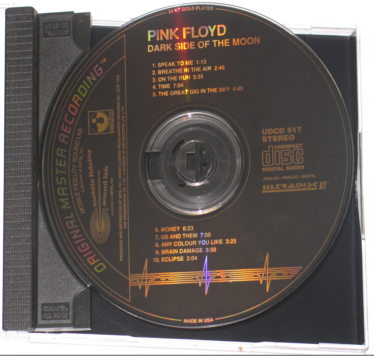 High Resolution Photo #3 PINK FLOYD Dark Side Moon MFSL CD 